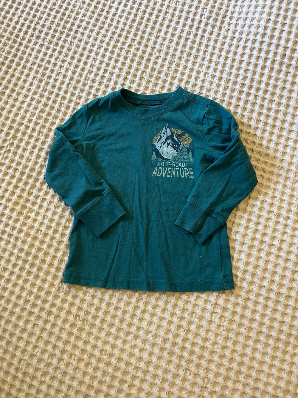 5 for $10 Teal Long-Sleeve 'Off-Road Adventure' Graphic Tee